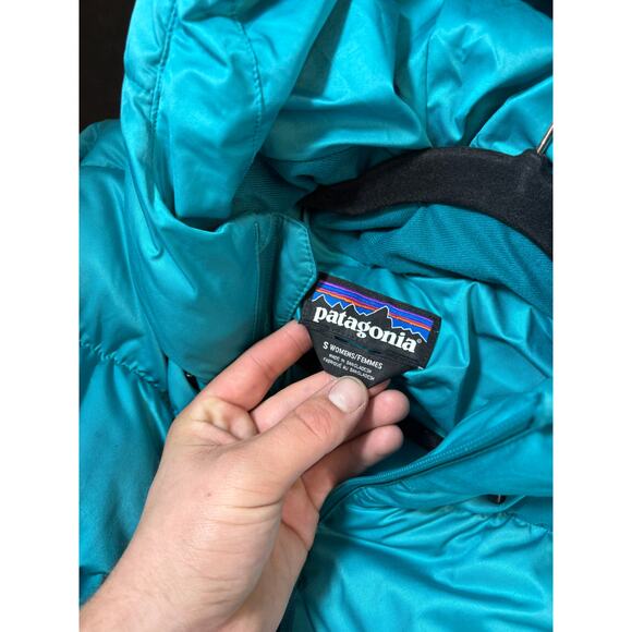 Vintage Patagonia Puffer Jacket Womens S Full Zip Nano Puff Duck Down Insulated - Picture 3 of 8